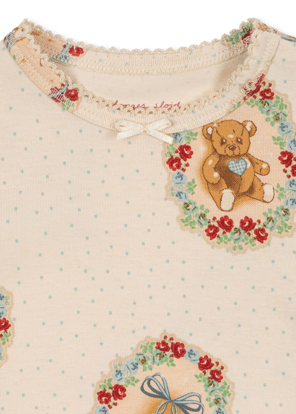 Konges Slojd Piżama Świąteczna Basic Body I Legginsy Gots Deer Diary - obrazek 5