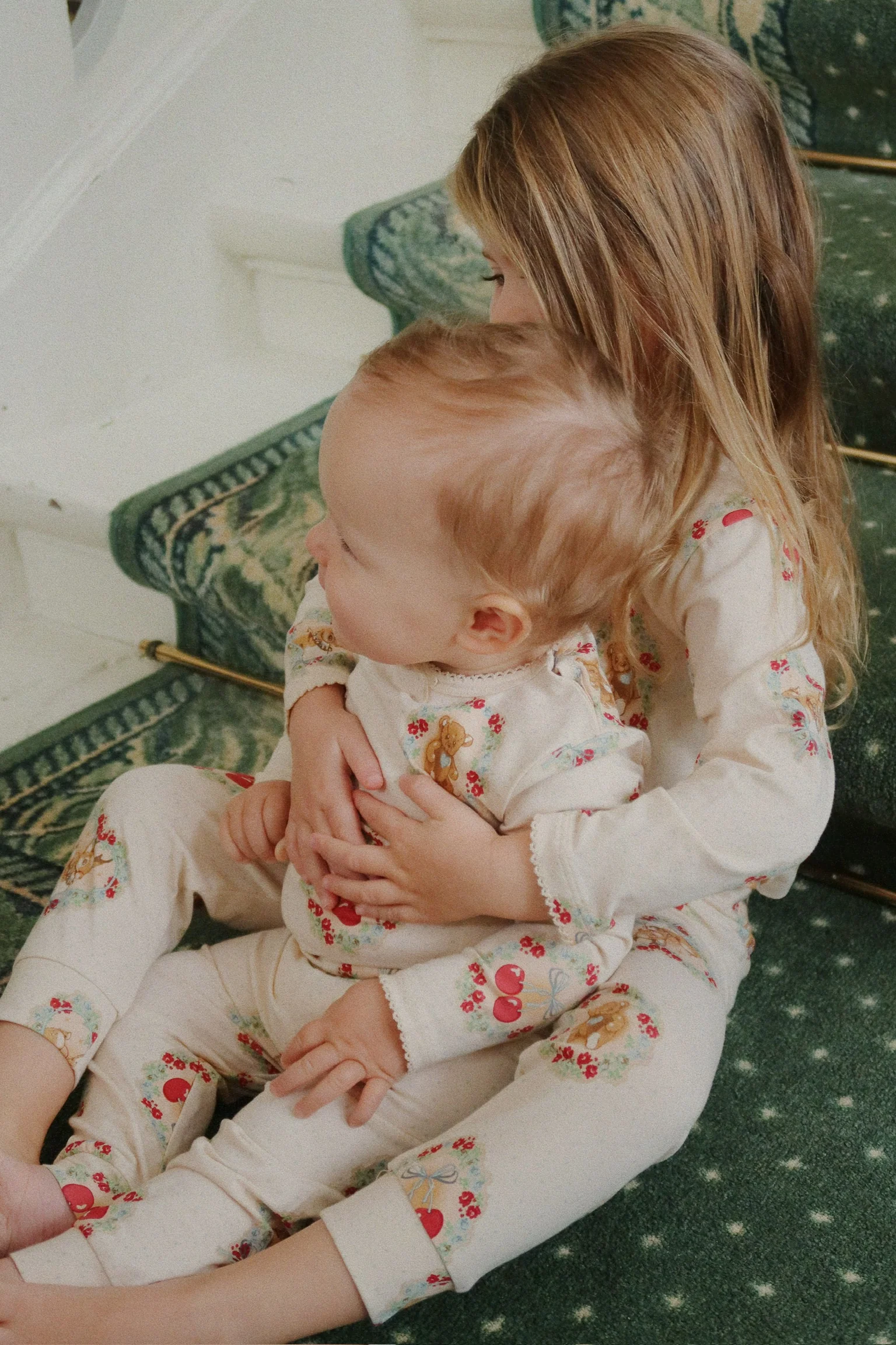 Konges Slojd Piżama Świąteczna Basic Body I Legginsy Gots Deer Diary - obrazek 3