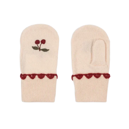 Konges Slojd Rękawiczki Jednopalczaste Collette Off White