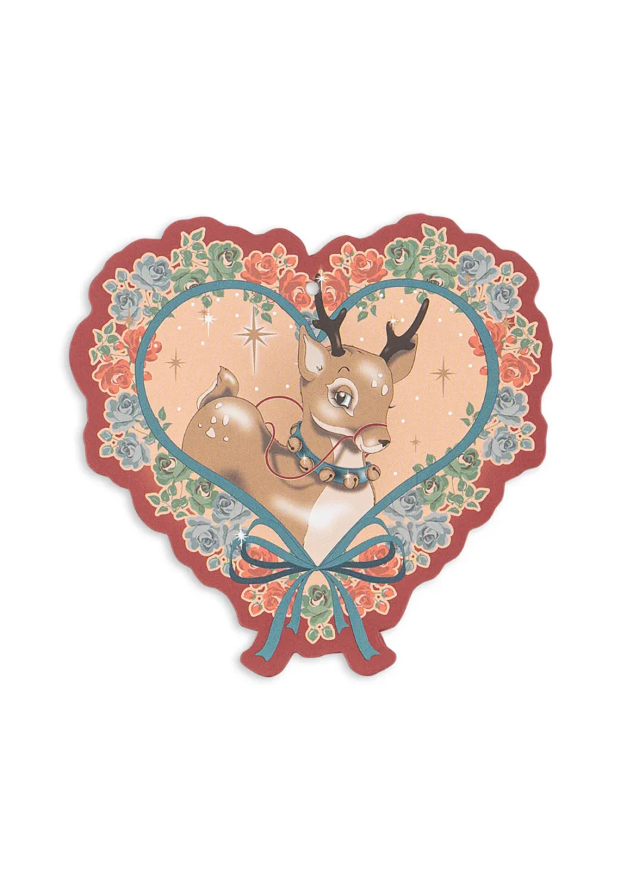 Konges Slojd Zestaw Świątecznych Zawieszek Na Prezenty Deer Diary/Teddy - obrazek 4