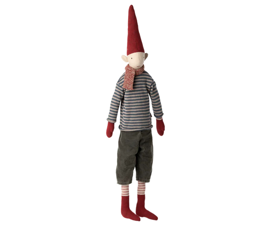 Maileg Pixy Chłopak (rozmiar 4) Striped shirt and pants
