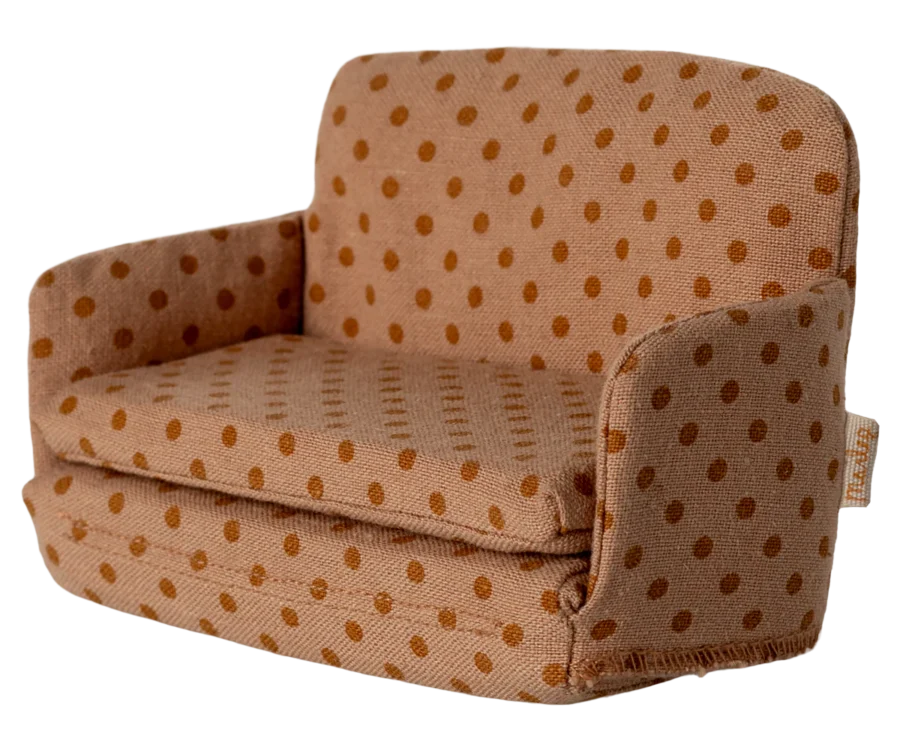 Maileg Sofa Rozkładana, Myszka - Kropki