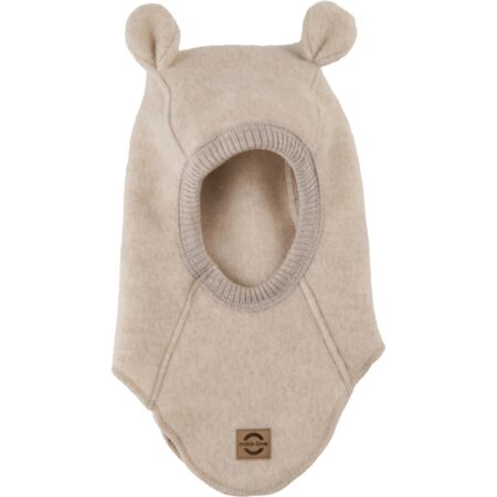 Mikk-Line Kominiarka Merino w Ears Melange Offwhite