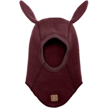 Mikk-Line Kominiarka Wełniana Merino w Bunny Ears Rum Raisins