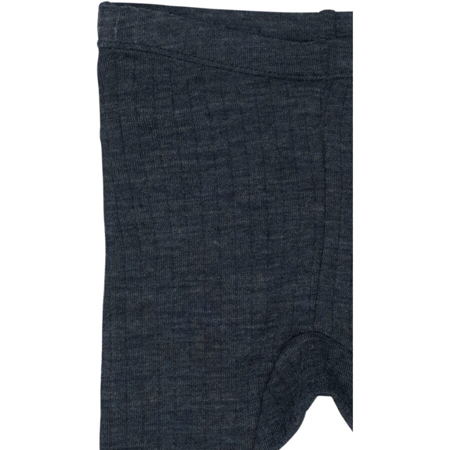 Mikk-Line Legginsy Wełniane Merino Melange Blue Nights - obrazek 3