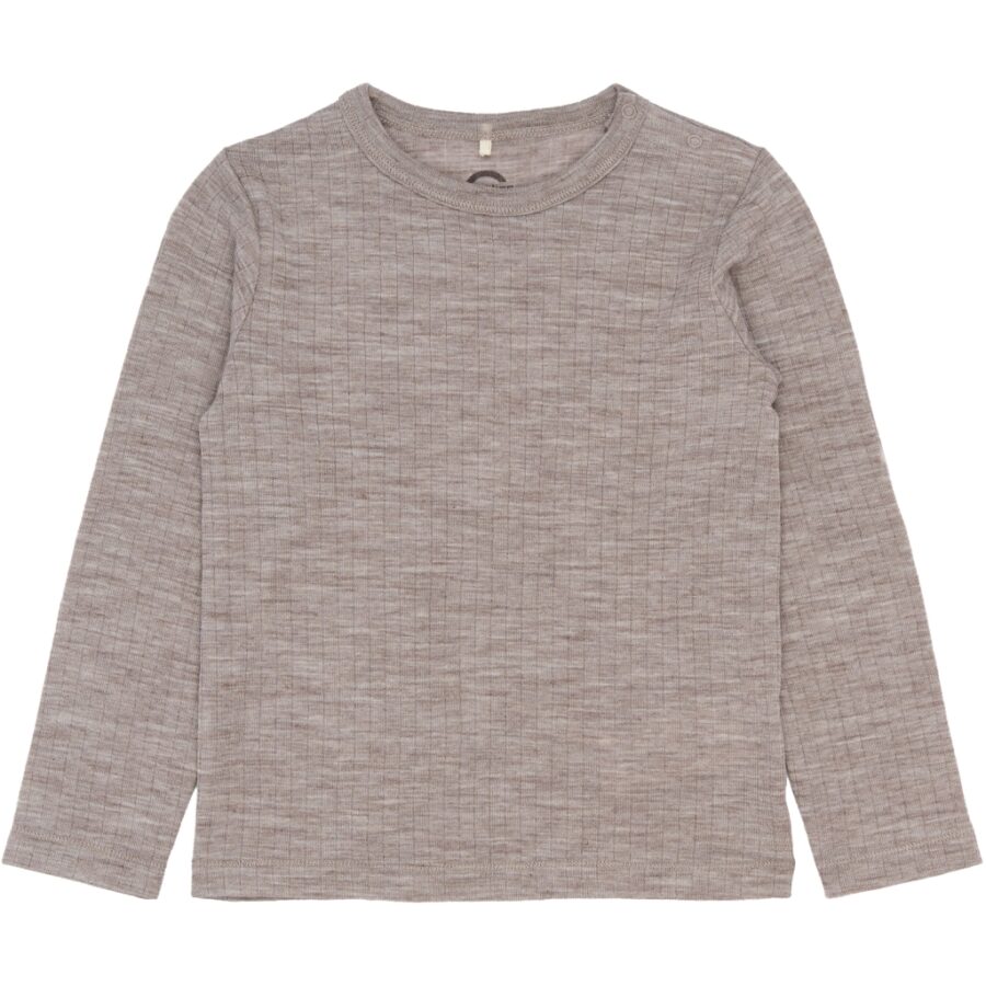 Mikk-Line Longsleeve Wełniany Merino LS Melange Denver