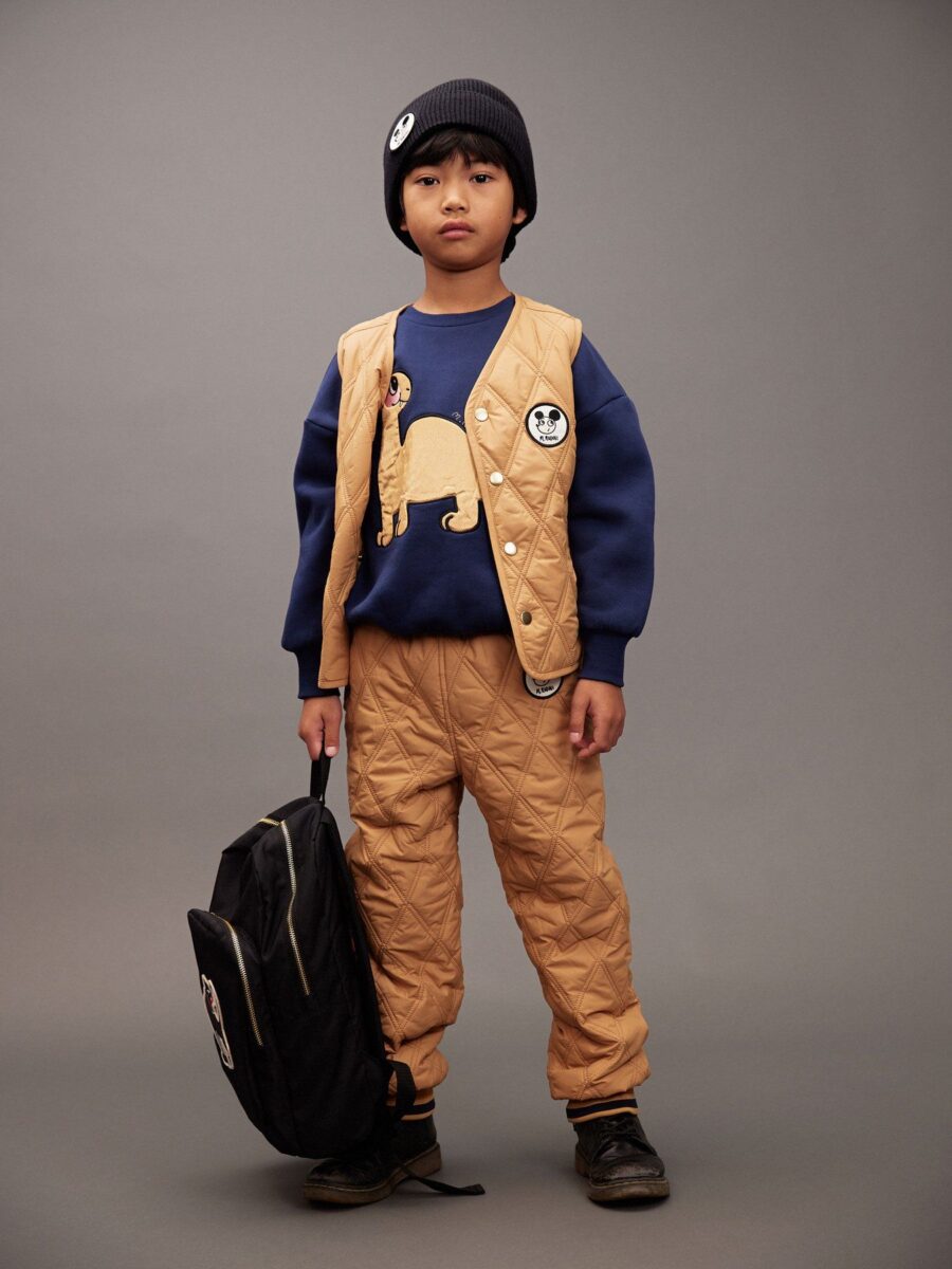 Mini Rodini Bluza Dino Application Blue - obrazek 4