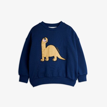 Mini Rodini Bluza Dino Application Blue