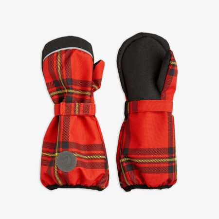 Mini Rodini Rękawiczki Zimowe Jednopalczaste Edelweiss Red