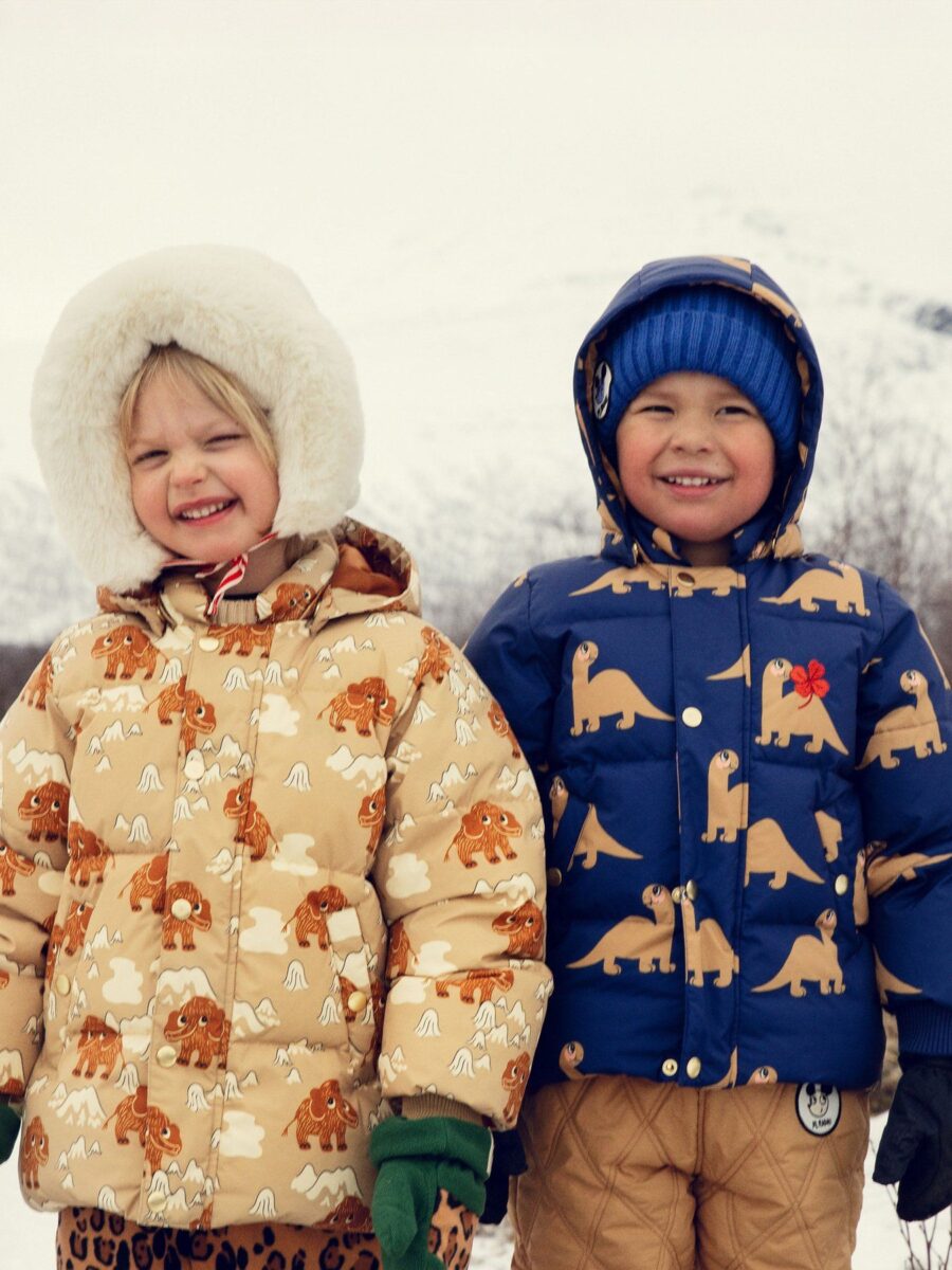 Mini Rodini Spodnie Ocieplane Ritzratz Quilted Outerwear Beige - obrazek 3