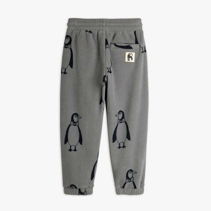 Mini Rodini Spodnie Polarowe Penguin Grey - obrazek 2
