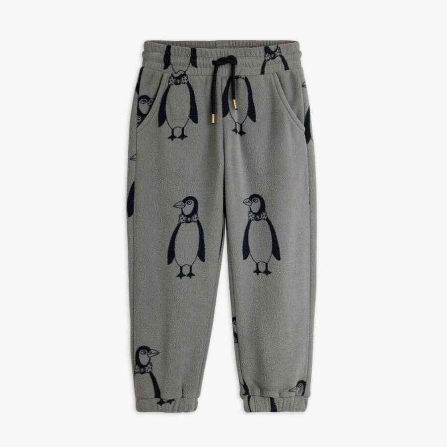 Mini Rodini Spodnie Polarowe Penguin Grey