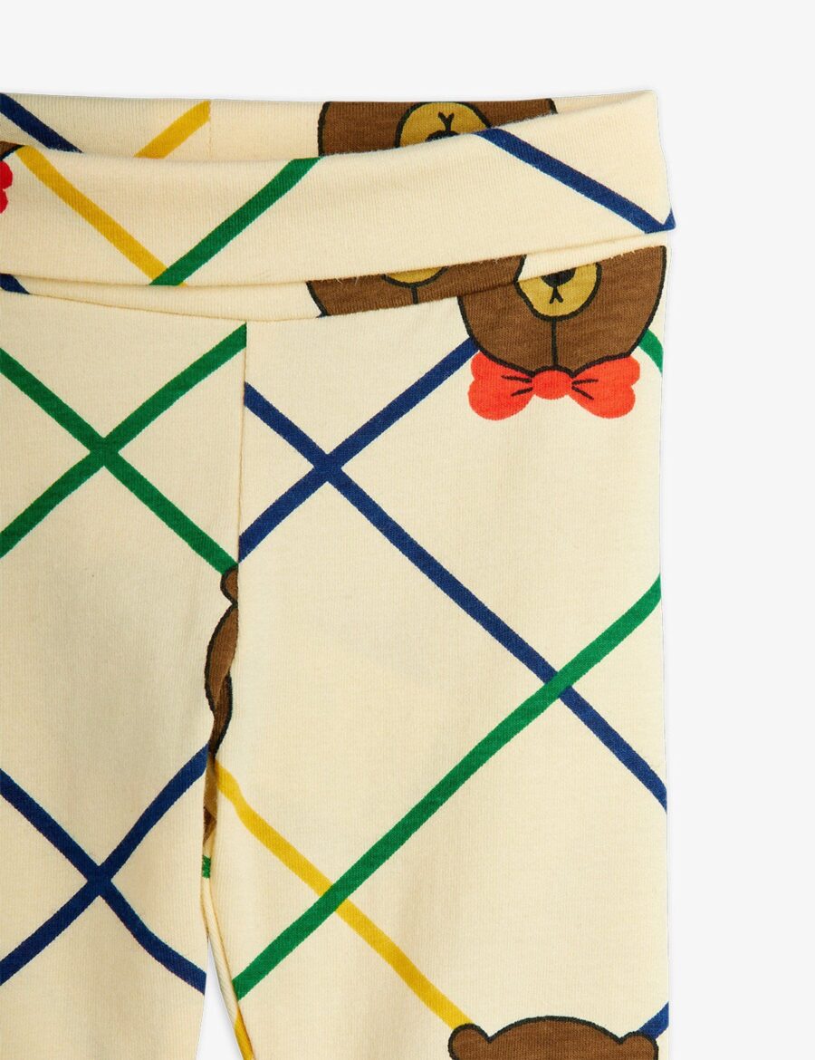 Mini Rodini Zestaw Niemowlęcy Bear Check Off White - obrazek 5
