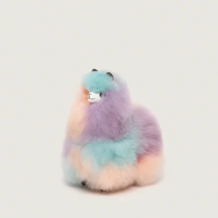 Huacaya Puszysta alpaka Rainbow mini 18 cm