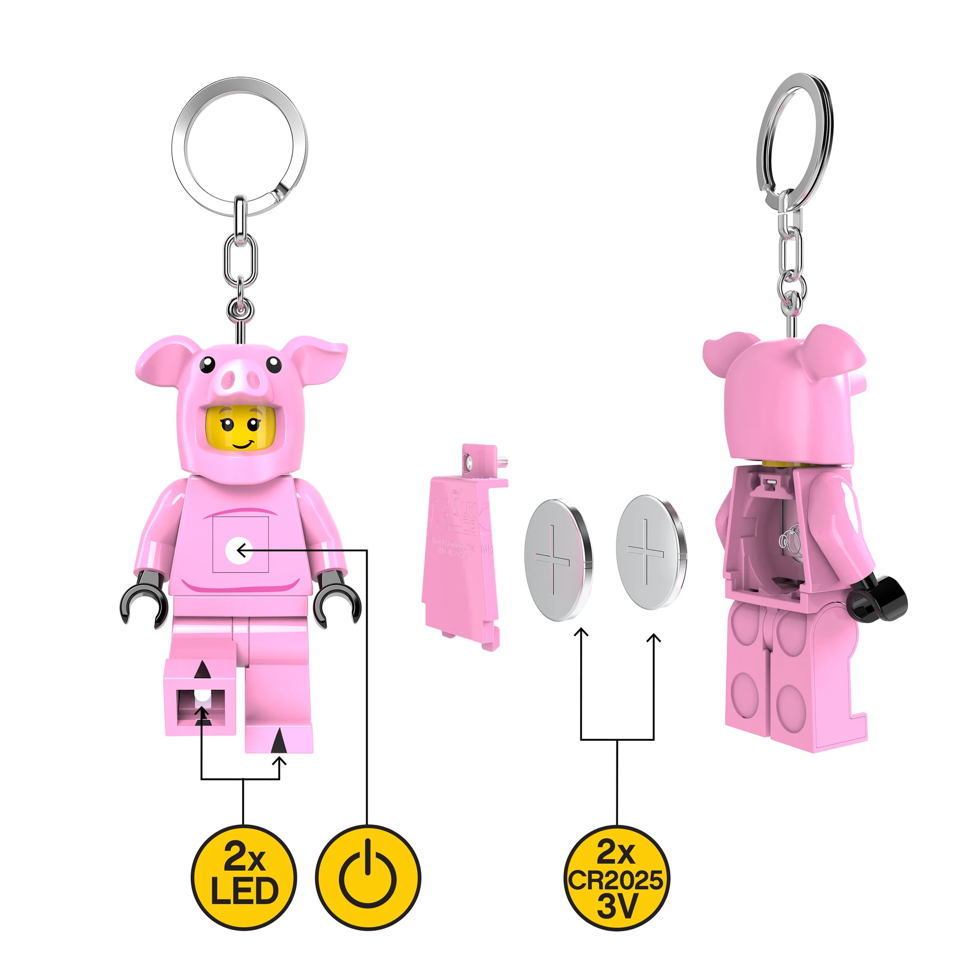 LEGO® Brelok Z Latarką Minifigures™ – Świnka - obrazek 7