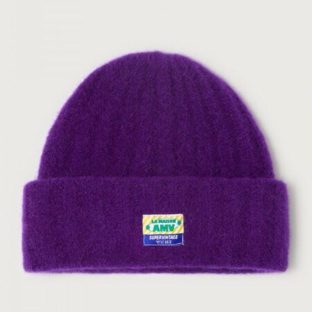 American Vintage Czapka Unisex Vitow Aubergine