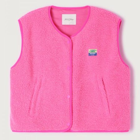 American Vintage Kamizelka Hoktown Pink Acid Chiny