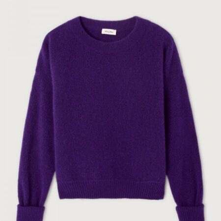 American Vintage Sweter Vitow Aubergine