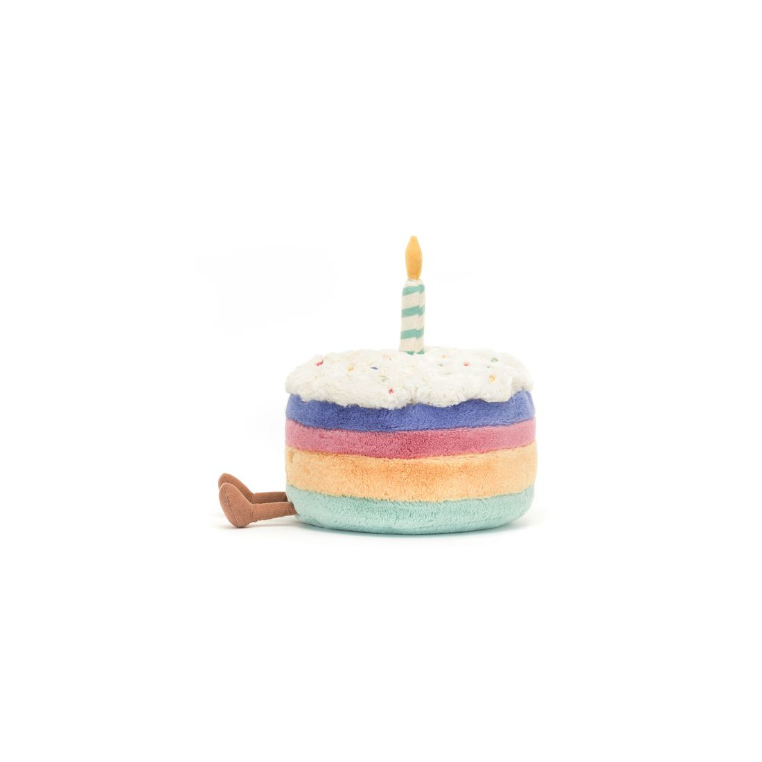 Jellycat Urodzinowy Torcik Tęczowy 18 cm - obrazek 3