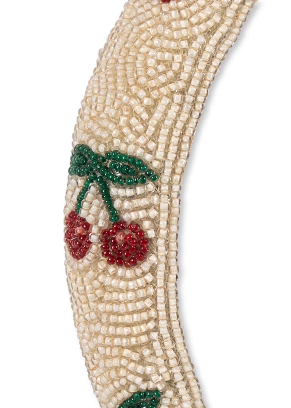 Konges Slojd Opaska Do Włosów Beaded Cherry - obrazek 8