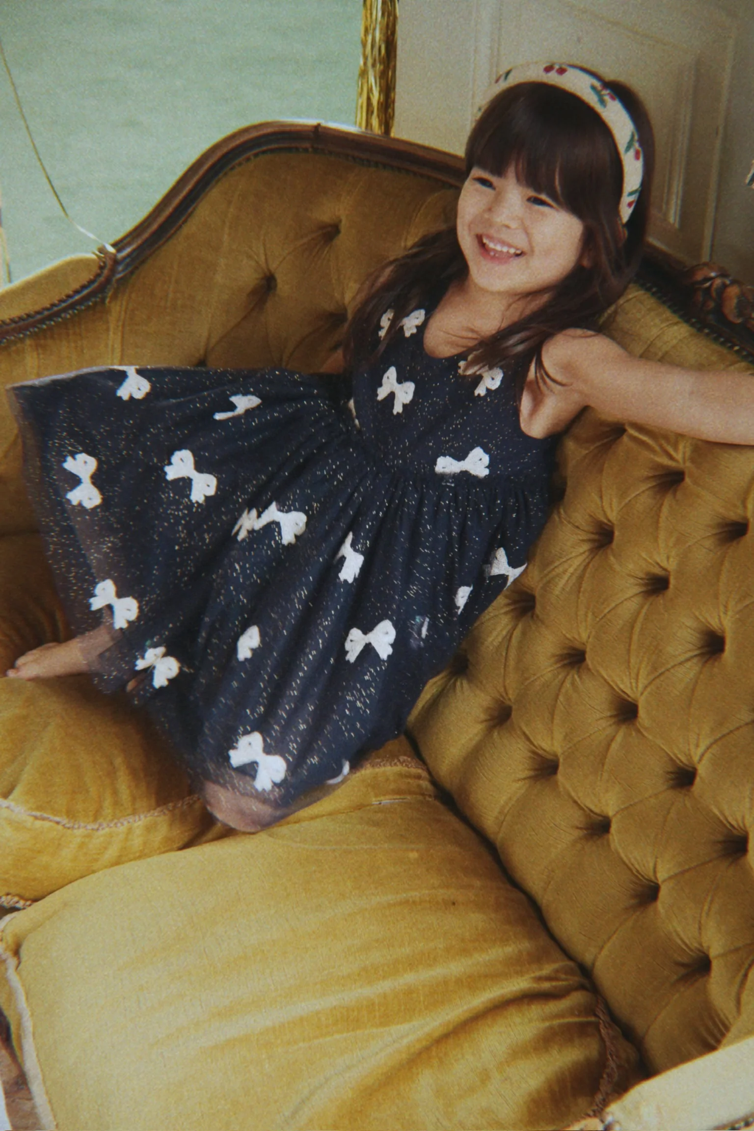 Konges Slojd Opaska Do Włosów Beaded Cherry - obrazek 3