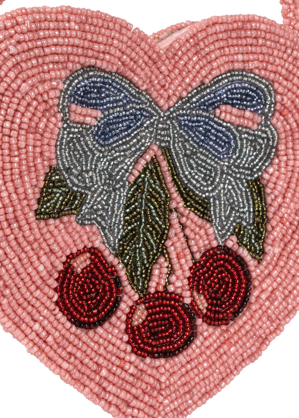 Konges Slojd Torebka Beaded Heart Amarena - obrazek 3