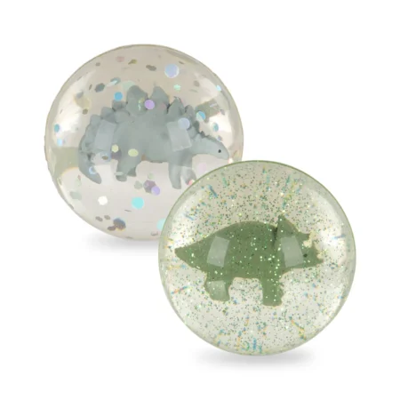 Konges Slojd Zestaw Piłek Kauczukowych Dino