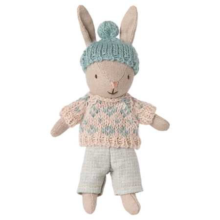 Maileg Królik zimowy, Mikro Sand Mint