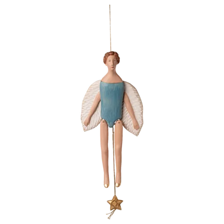 Maileg Zawieszka Skaczący Anioł Large Dark Mint