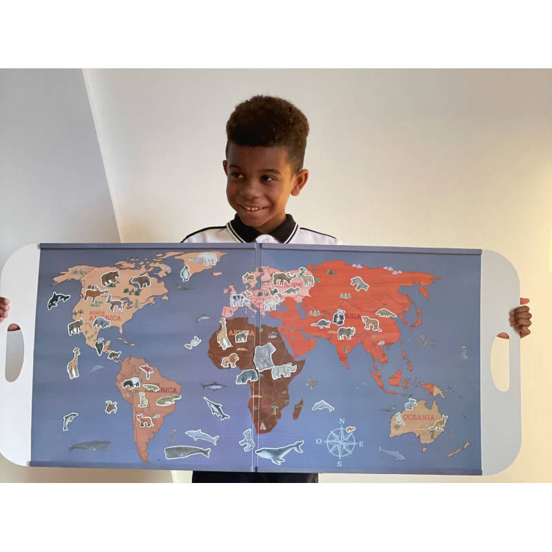 Egmont Duża układanka magnetyczna Zwierzęta Świata - obrazek 3