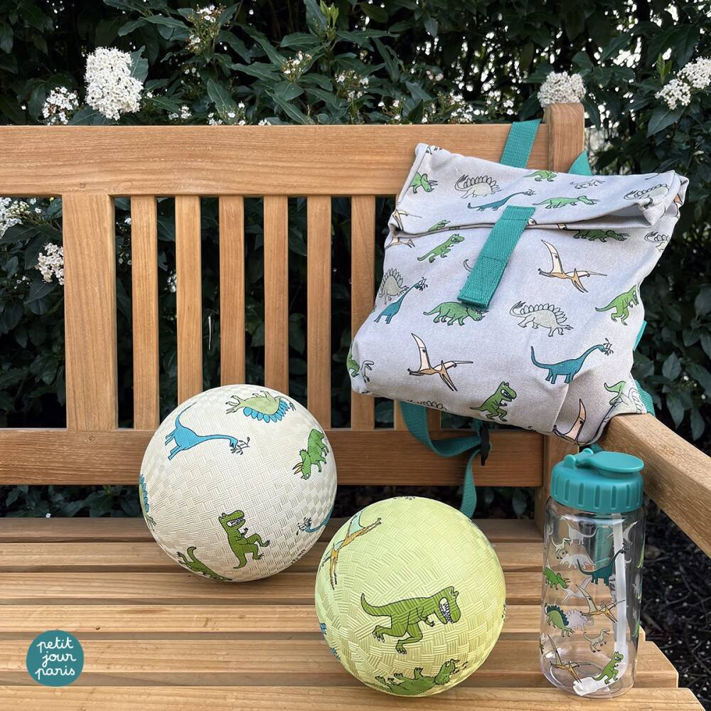 Petit Jour Paris Piłka z naturalnego kauczuku Dinozaury - obrazek 2