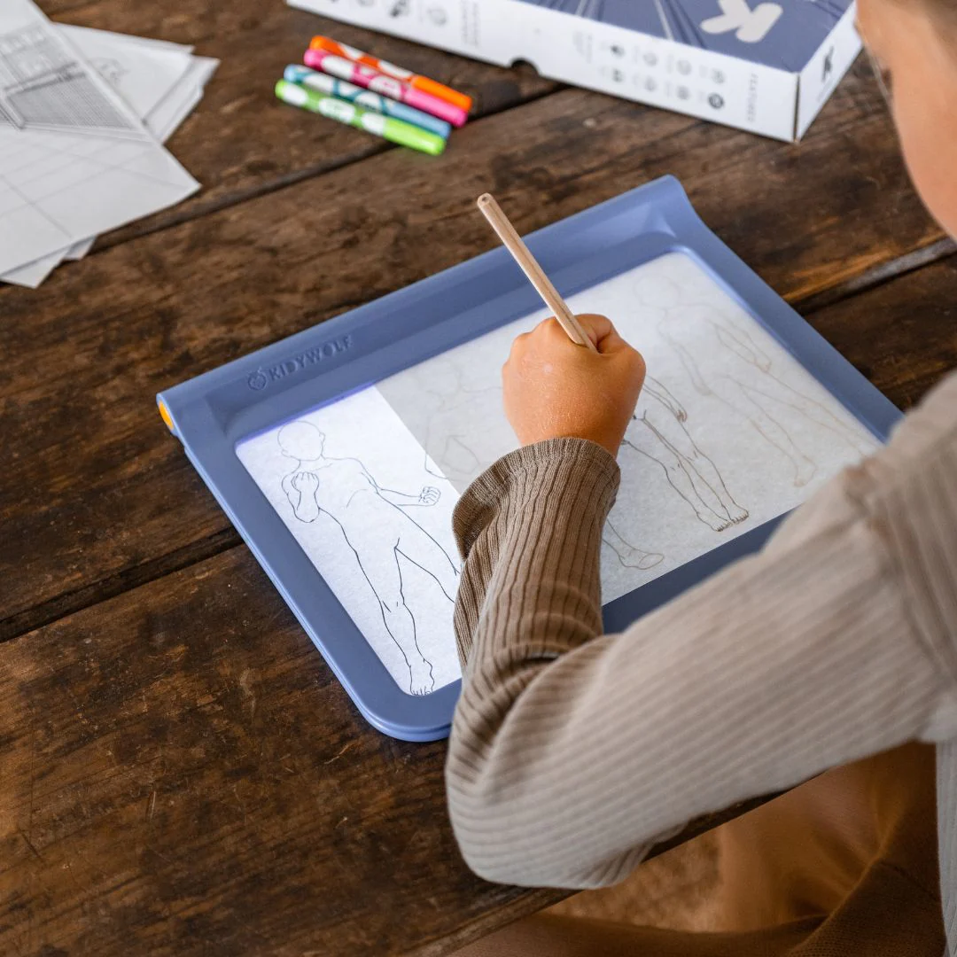 Kidywolf Tablet Rysunkowy Niebieski Manga - obrazek 2