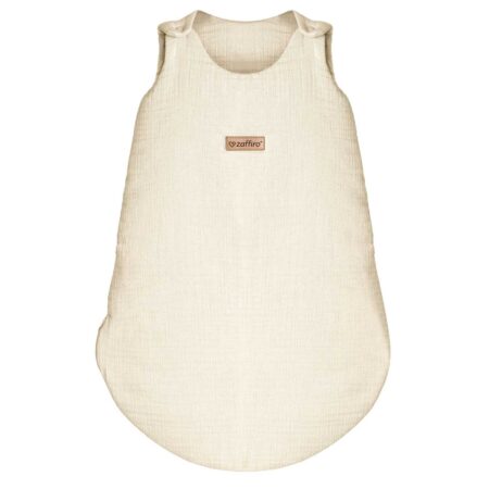 Zaffiro Śpiworek Do Spania Muślinowy 2,5 TOG Malaga 6-12m Vanilla