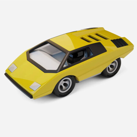 Playforever UFO79 Canarina – futurystyczne autko-zabawka w stylu klasycznego 70’s supercara (żółte)