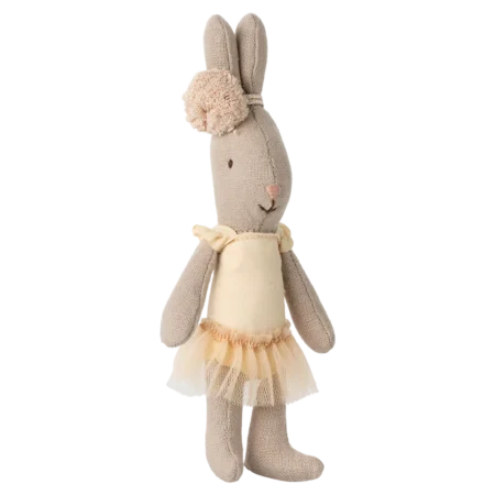 Maileg Królik, Mikro - Baletowy Kostium i Spódnica Cream