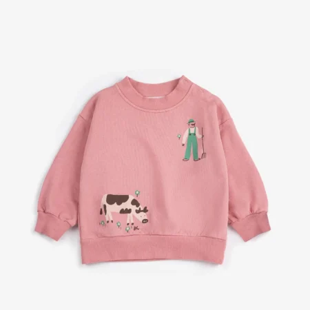 Bobo Choses Bluza Farm Adventure Pink
