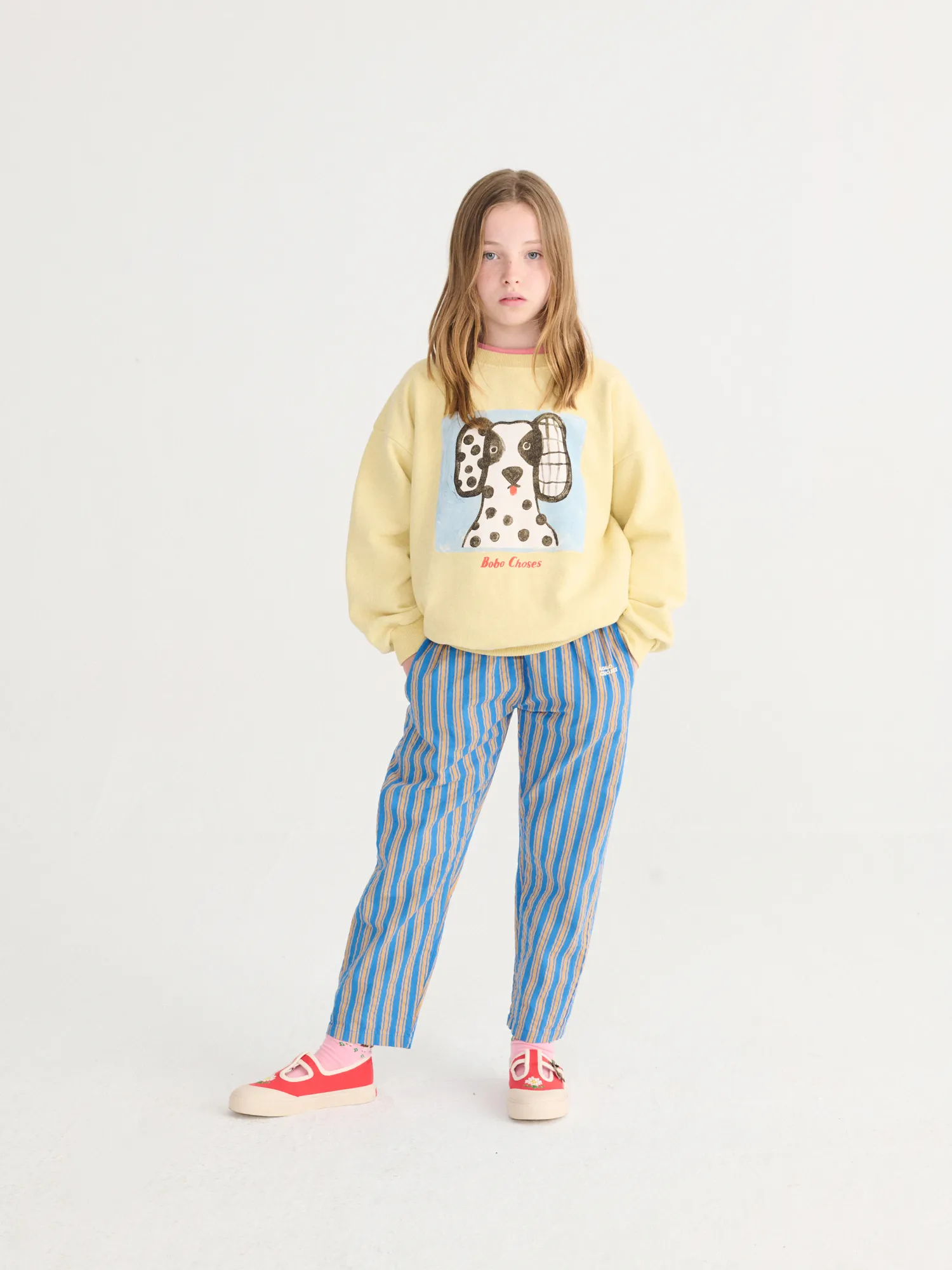 Bobo Choses Bluza Van Dog Yellow - obrazek 4