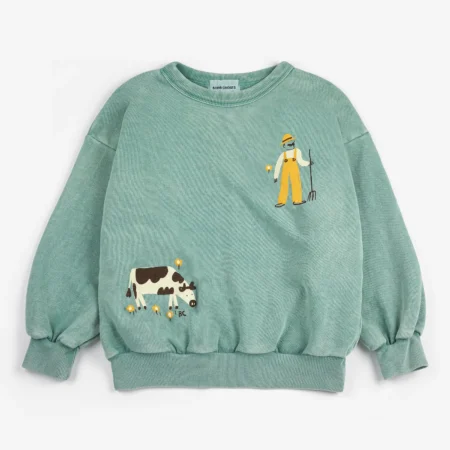 Bobo Choses Bluza Farm Adventure Green