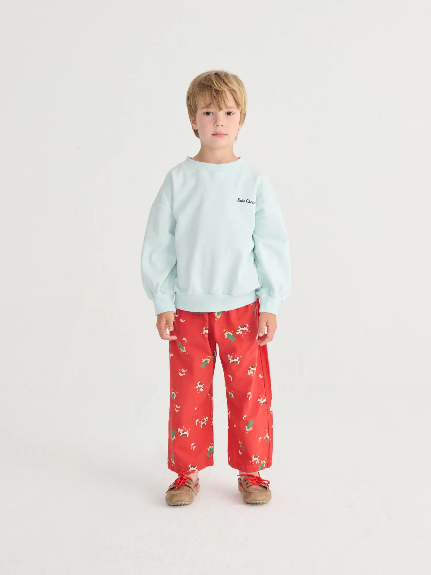 Bobo Choses Bluza Mr Pickles Light Blue - obrazek 6