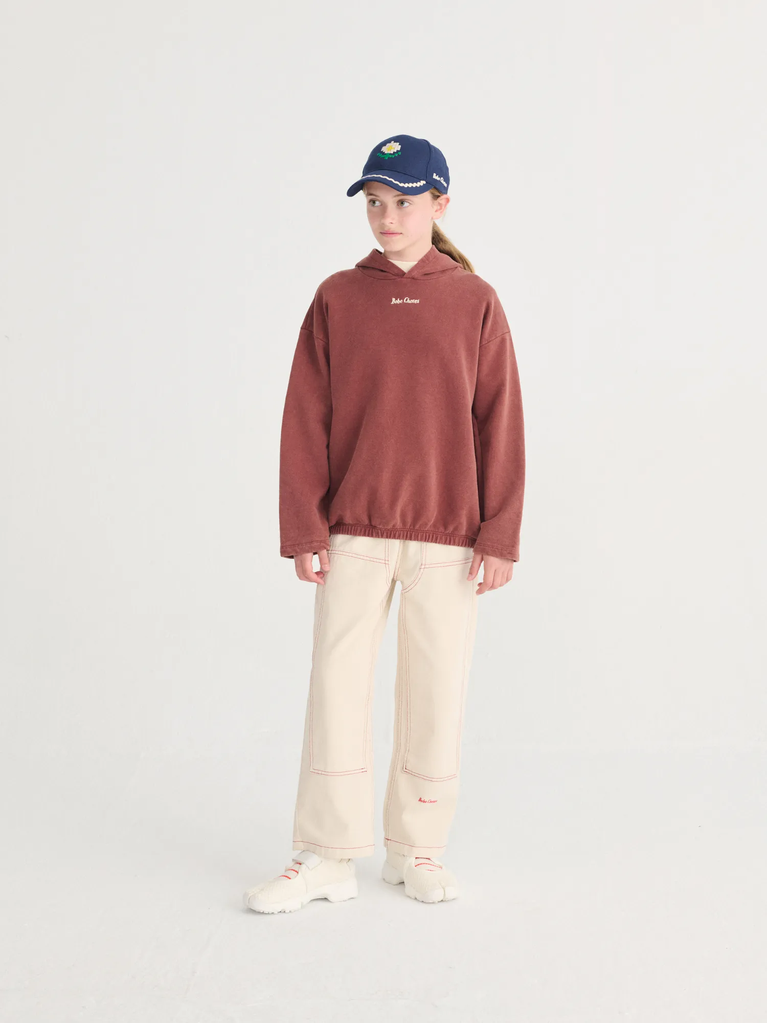 Bobo Choses Bluza Z Kapturem Brown - obrazek 5