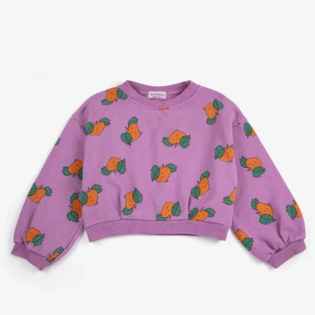 Bobo Choses Bluza Tangerine All Over Cropped Purple