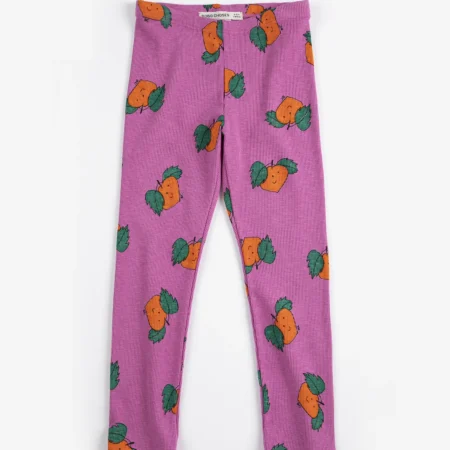 Bobo Choses Legginsy Tangerine All Over Purple