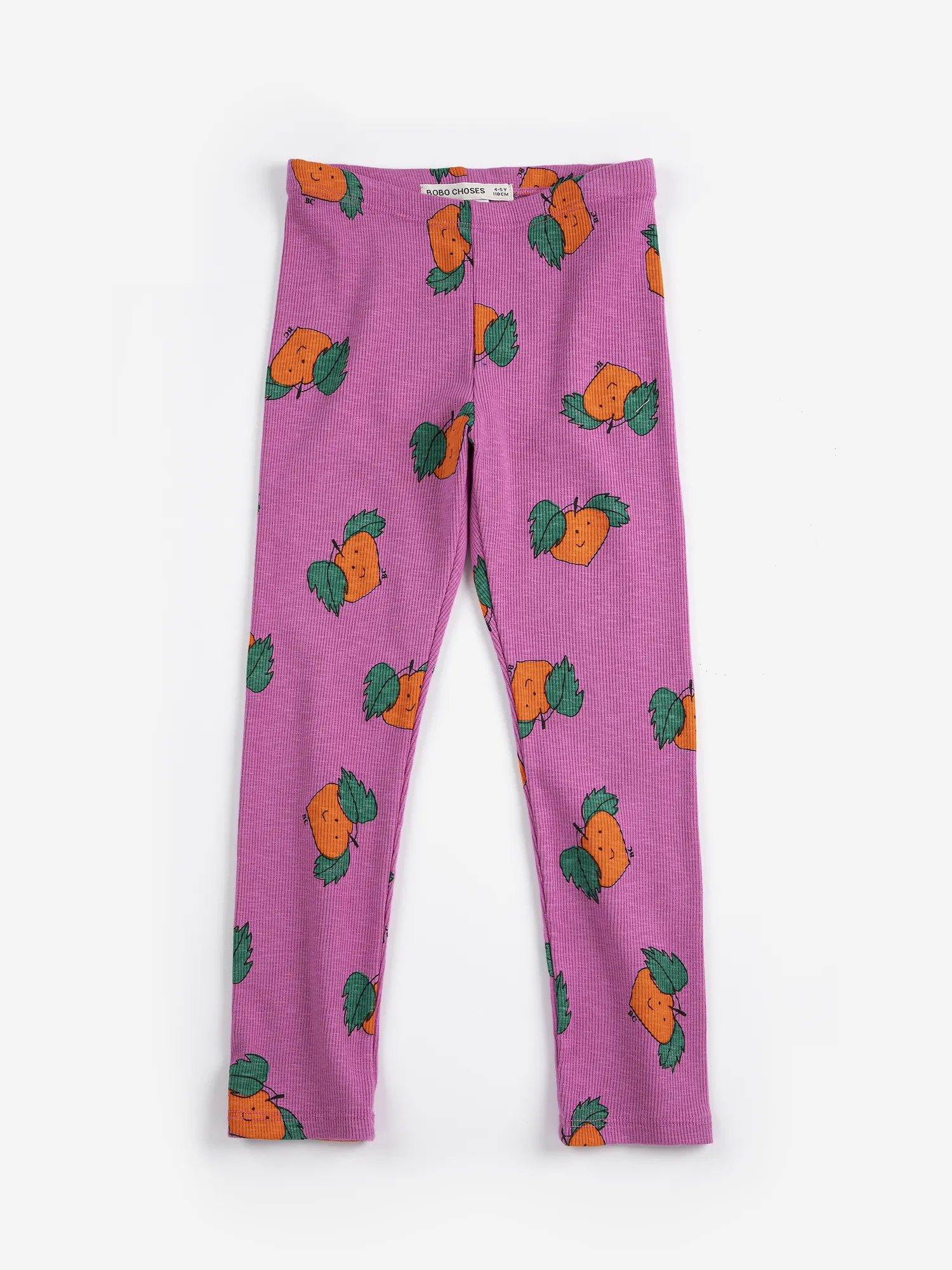 Bobo Choses Legginsy Tangerine All Over Purple