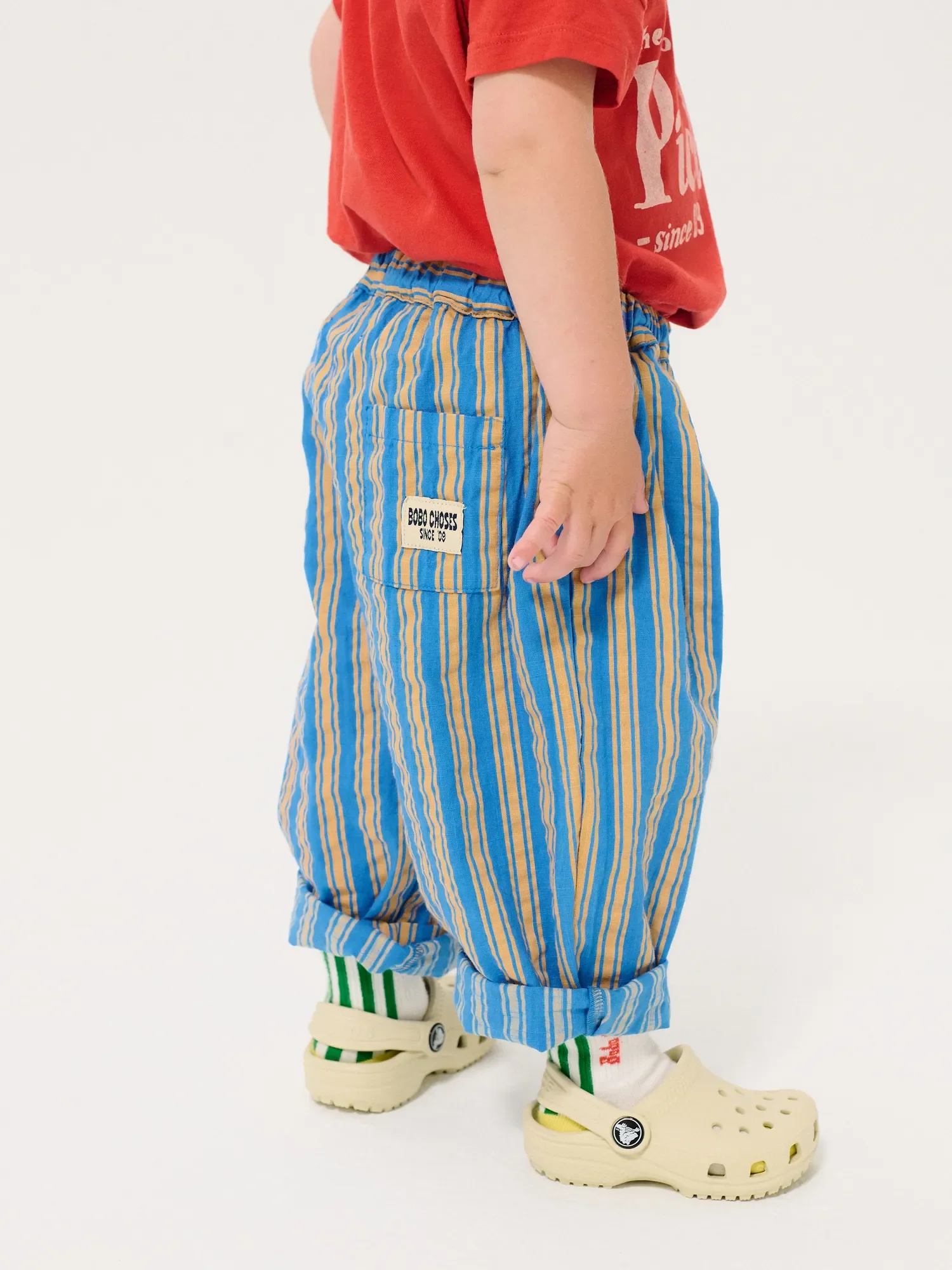 Bobo Choses Spodnie New Hairline Woven Multicolor - obrazek 6