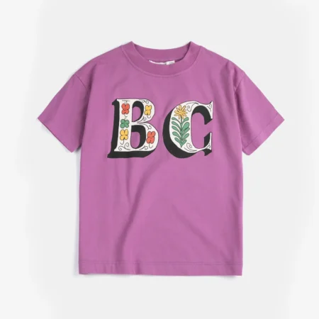 Bobo Choses T-shirt Spring Letters Purple