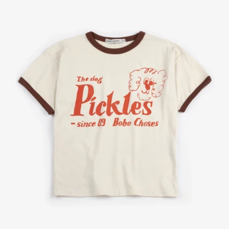 Bobo Choses T-shirt Pickles The Dog Off White