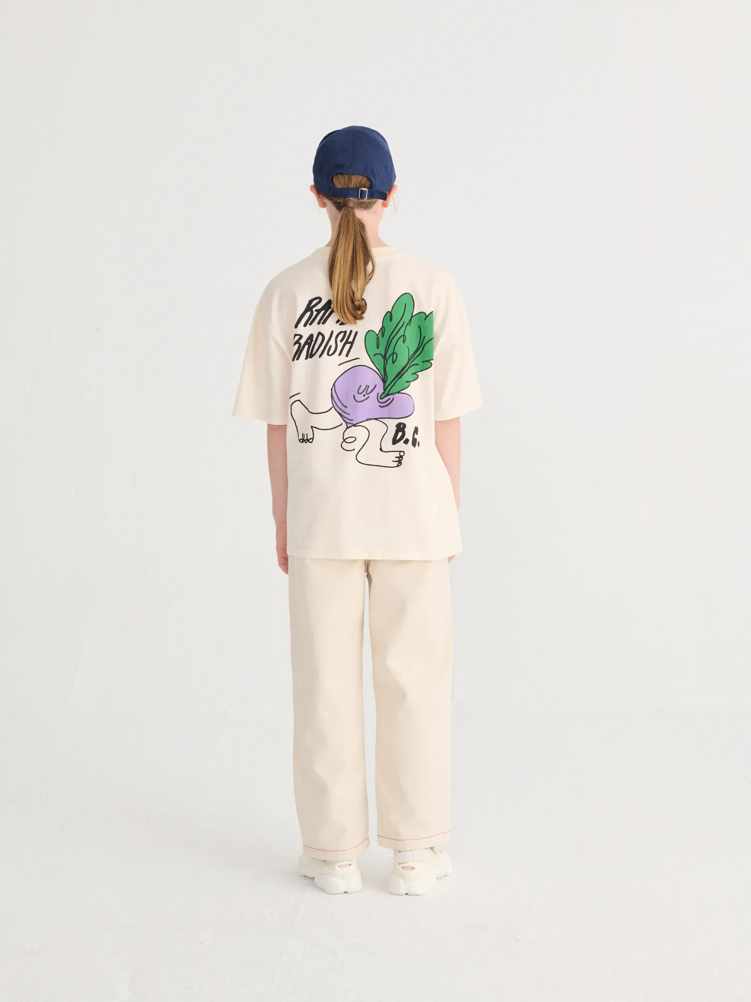 Bobo Choses T-shirt Rapid Radish Off White - obrazek 10