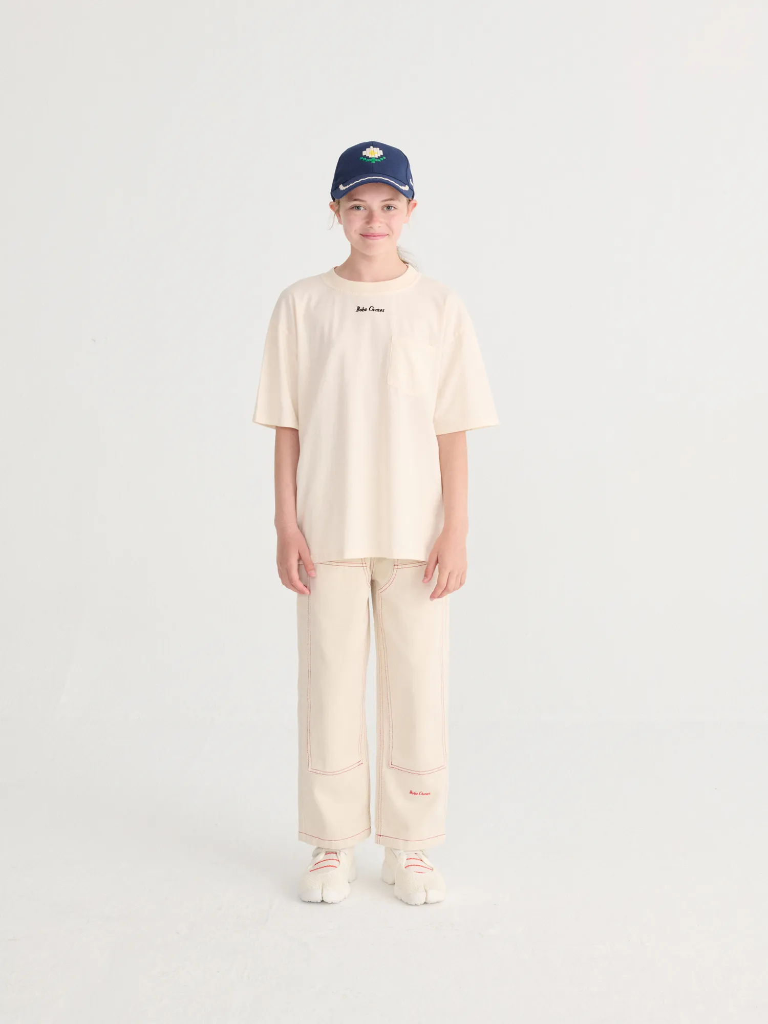 Bobo Choses T-shirt Rapid Radish Off White - obrazek 8