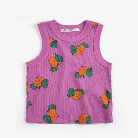 Bobo Choses Top Tangerine All Over Purple