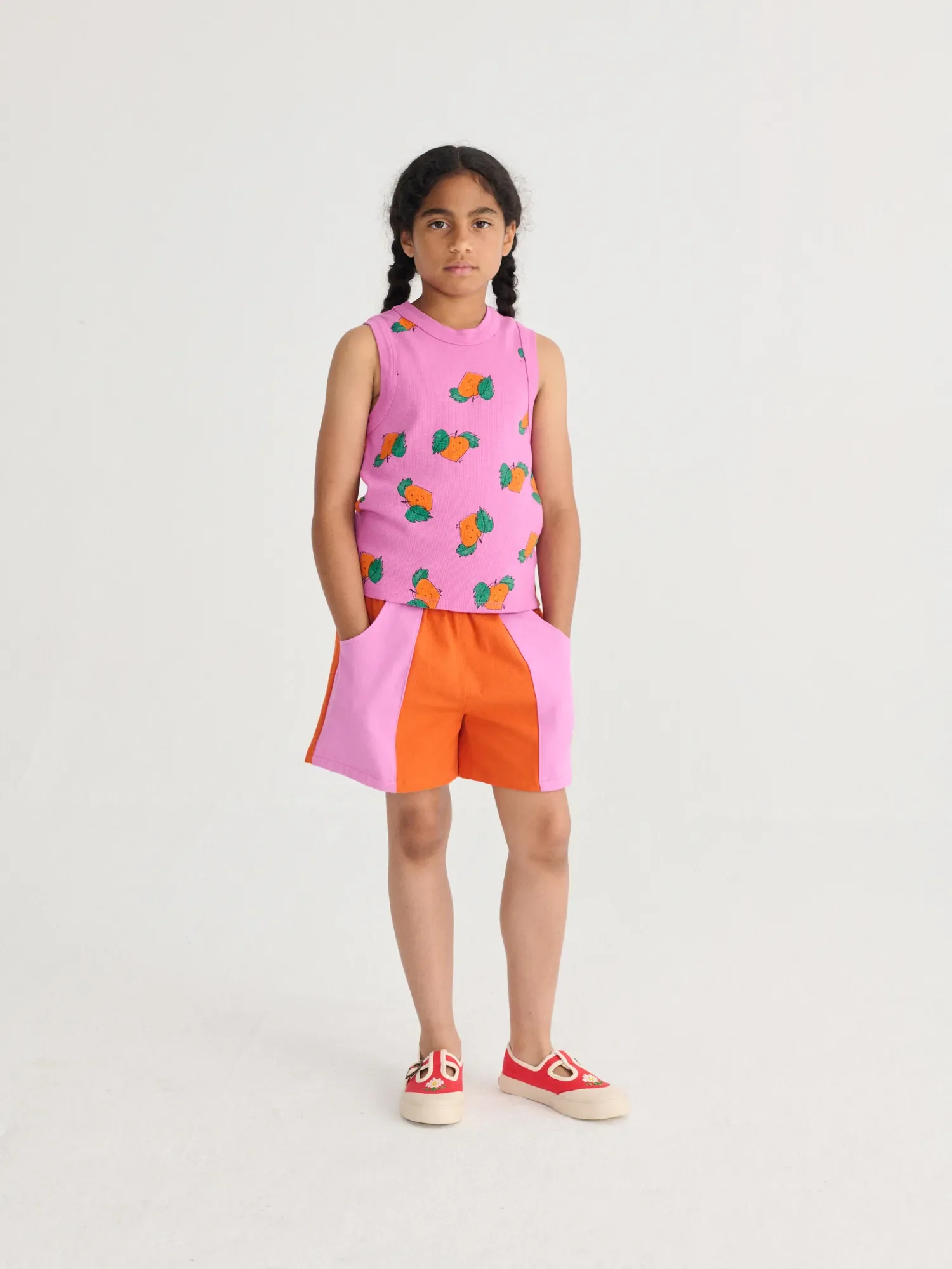 Bobo Choses Top Tangerine All Over Purple - obrazek 4